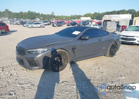 2020 BMW M8 Competition z USA, uszkodzony, nr VIN WBSAE0C08LCD92712